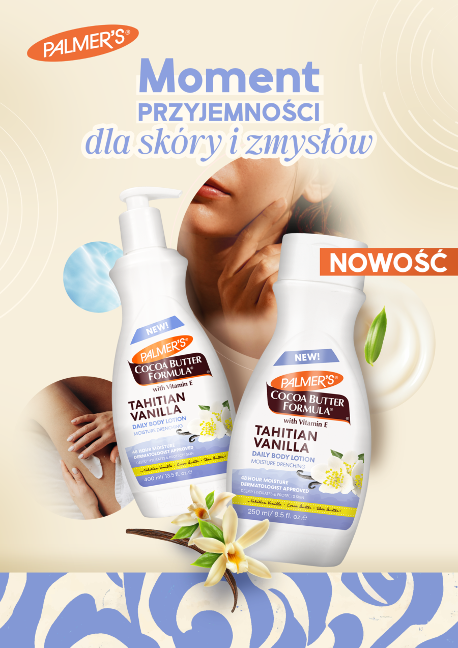 Palmer’s Tahitian Vanilla – kreacja premierowa balsamu oznaczonego jako nowość